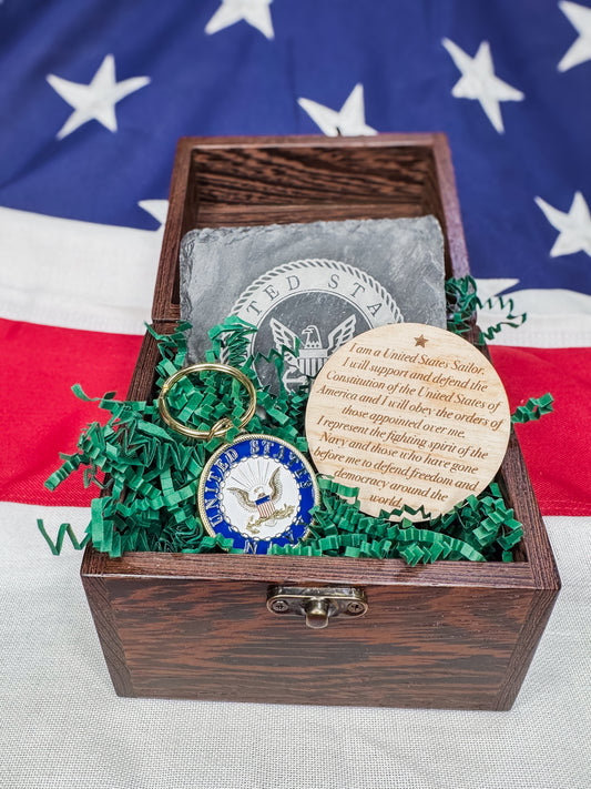 CUSTOMIZABLE MILITARY GIFT BOXES