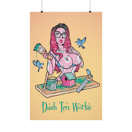 Dash Ten Works Birdhouse Poster
