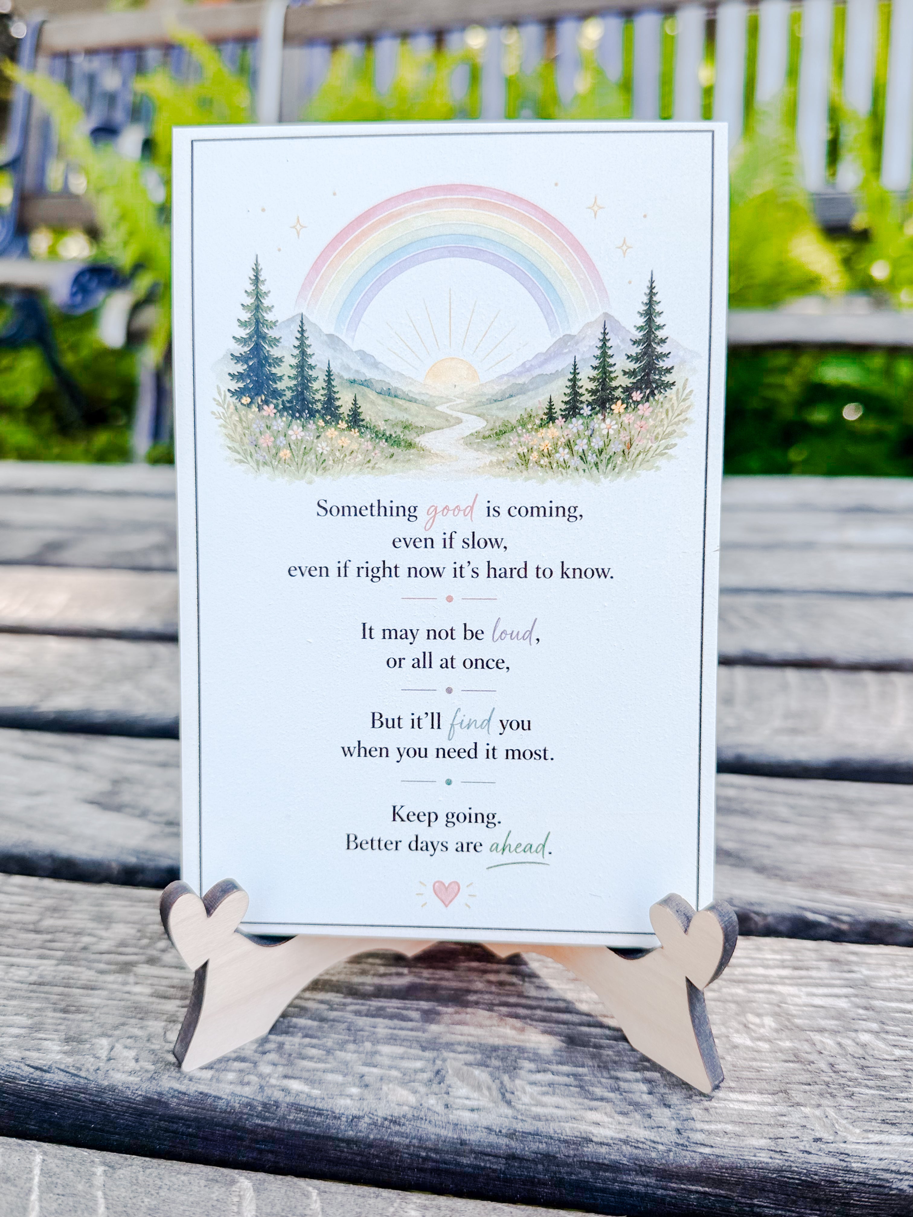 Something Good is Coming Card
