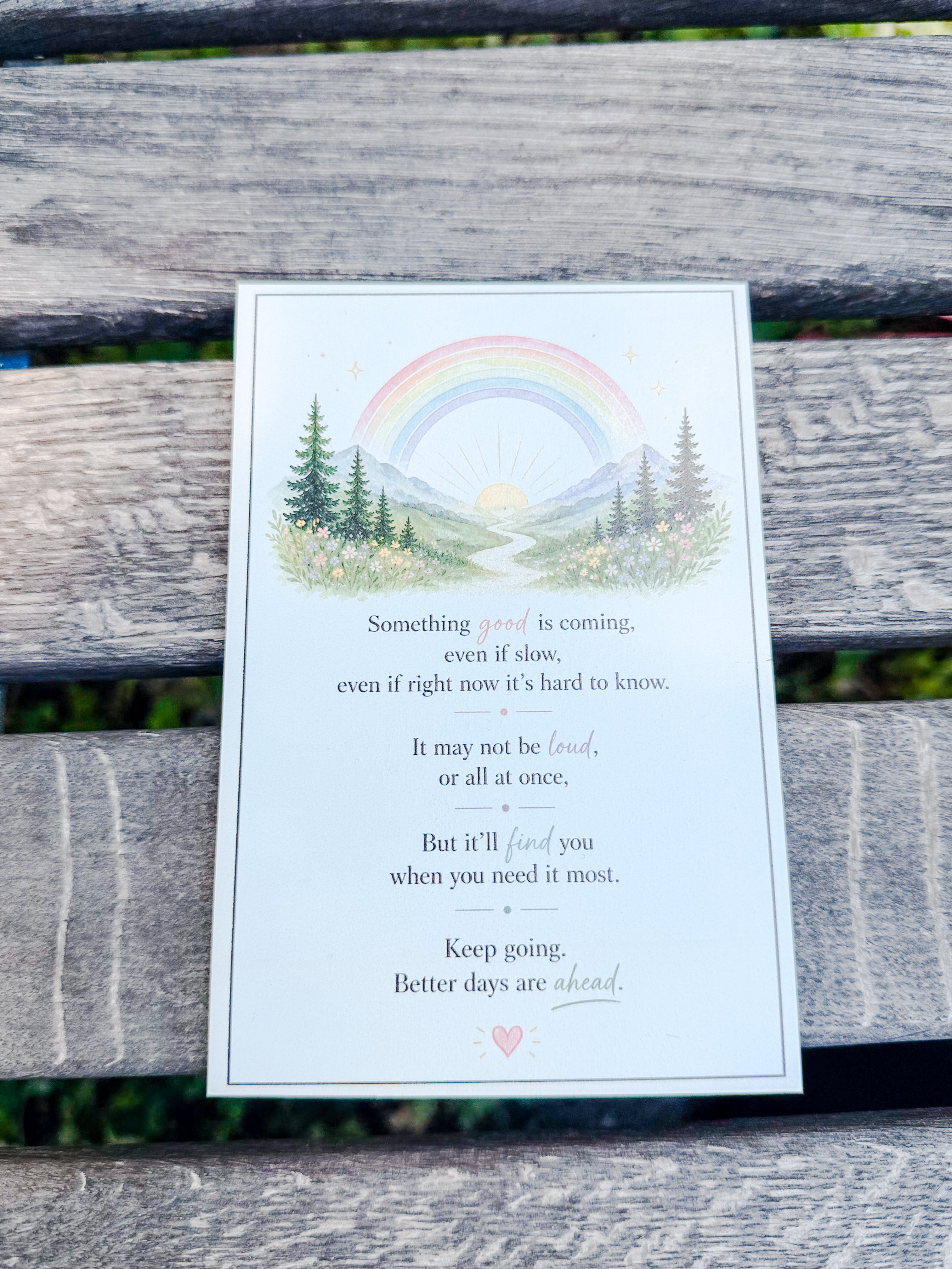 Something Good is Coming Card
