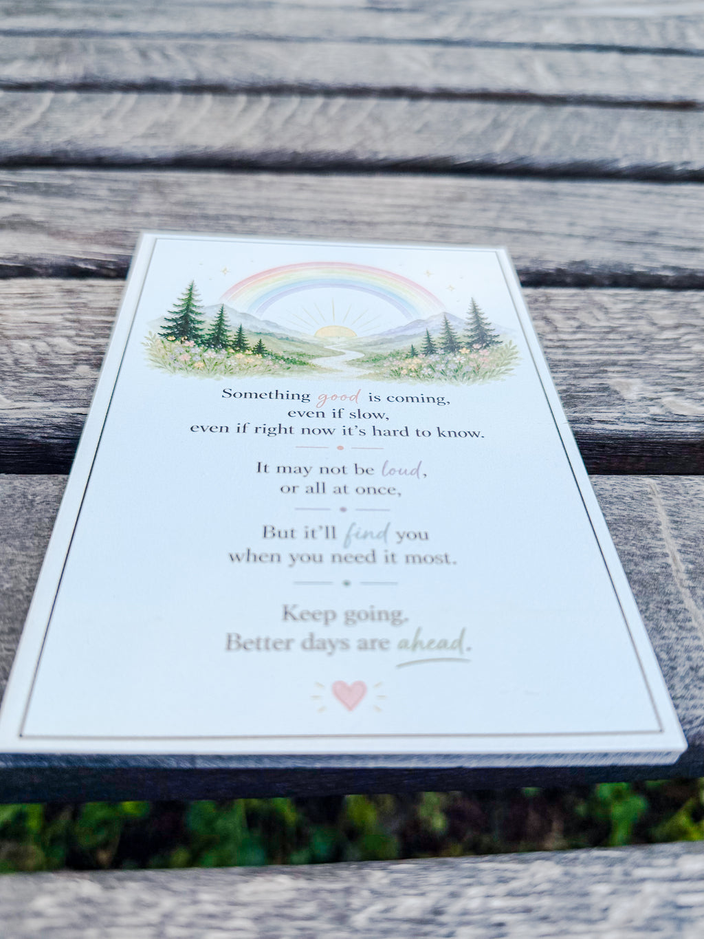 Something Good is Coming Card