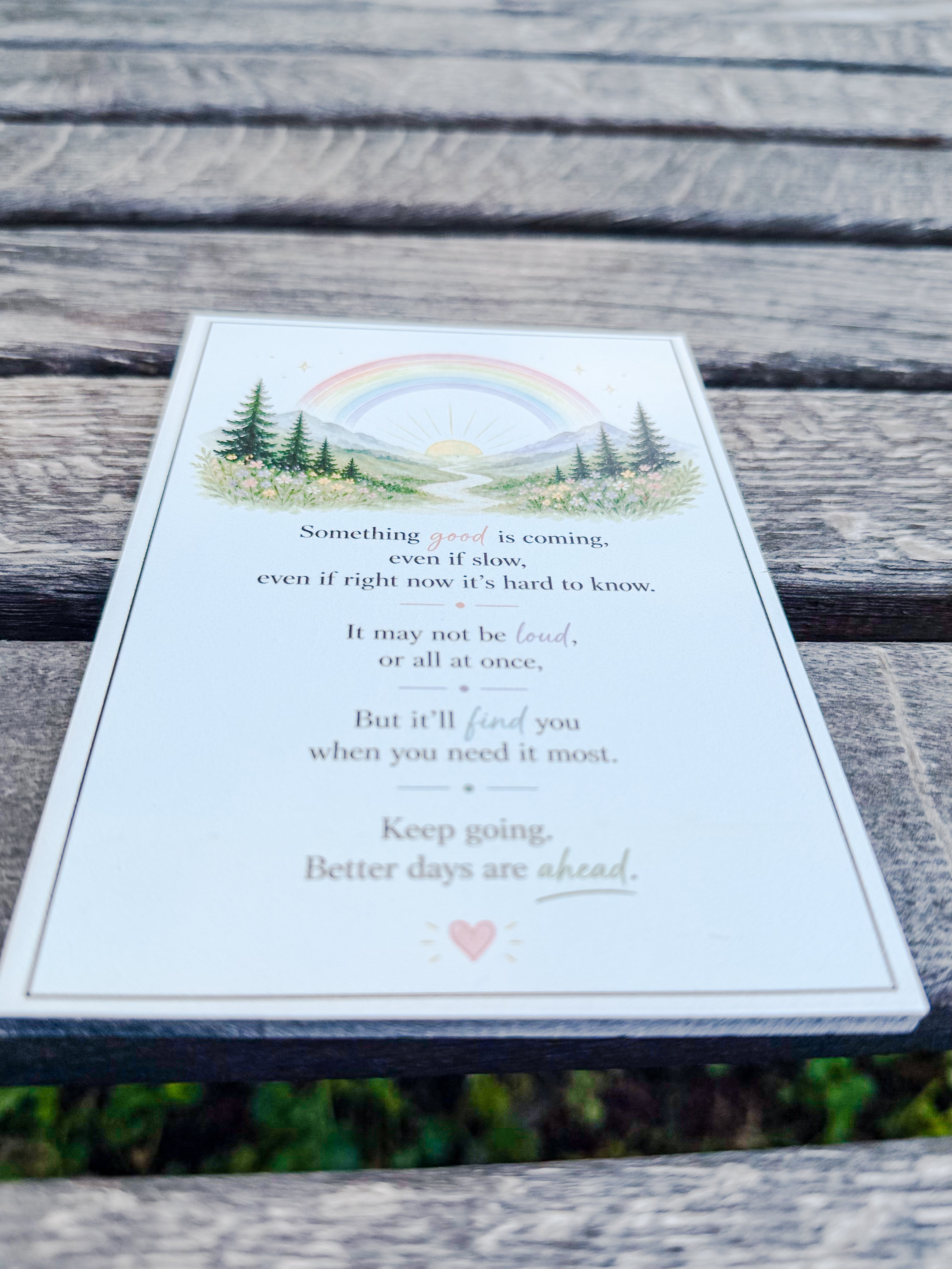 Something Good is Coming Card