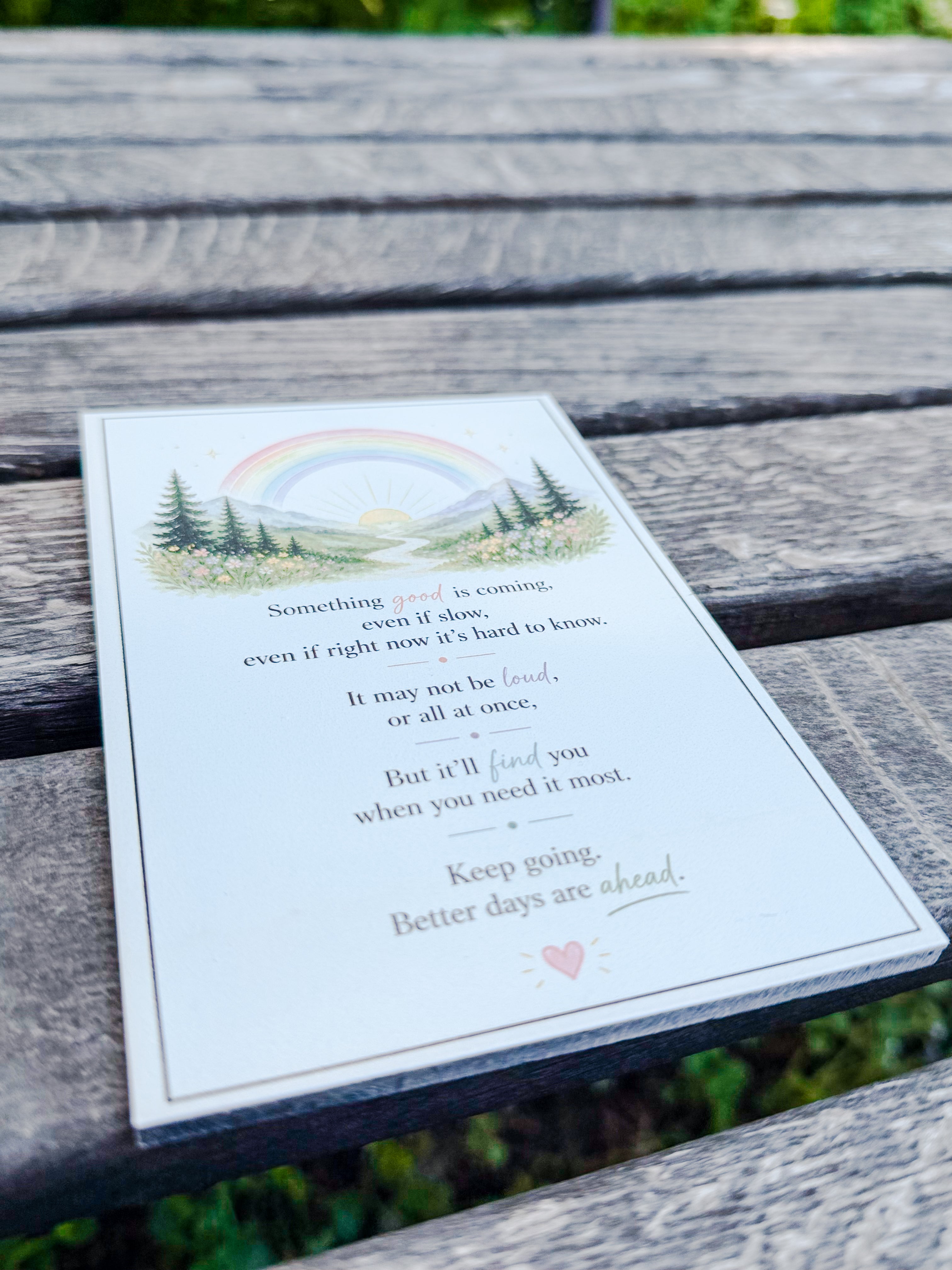 Something Good is Coming Card