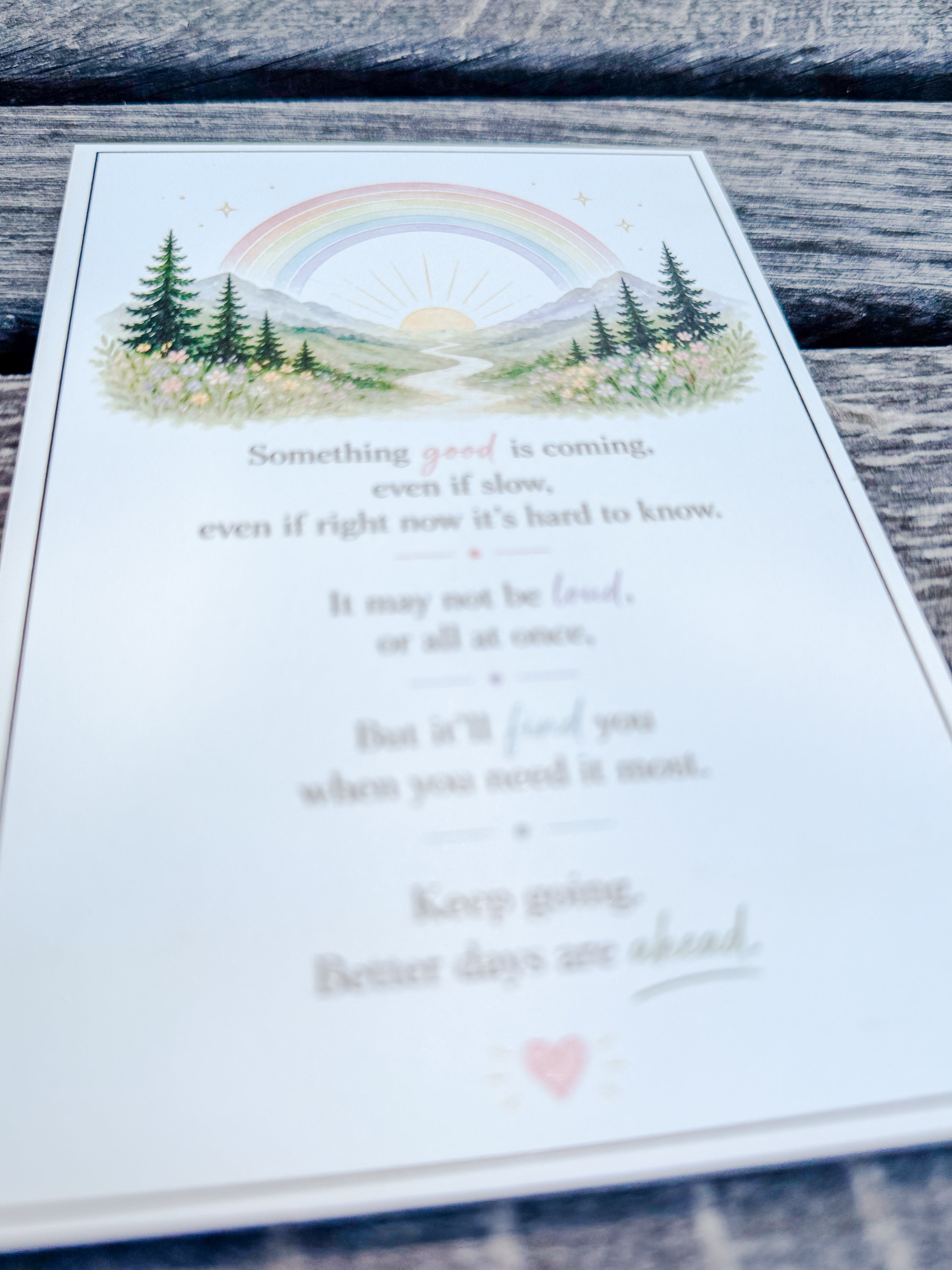 Something Good is Coming Card
