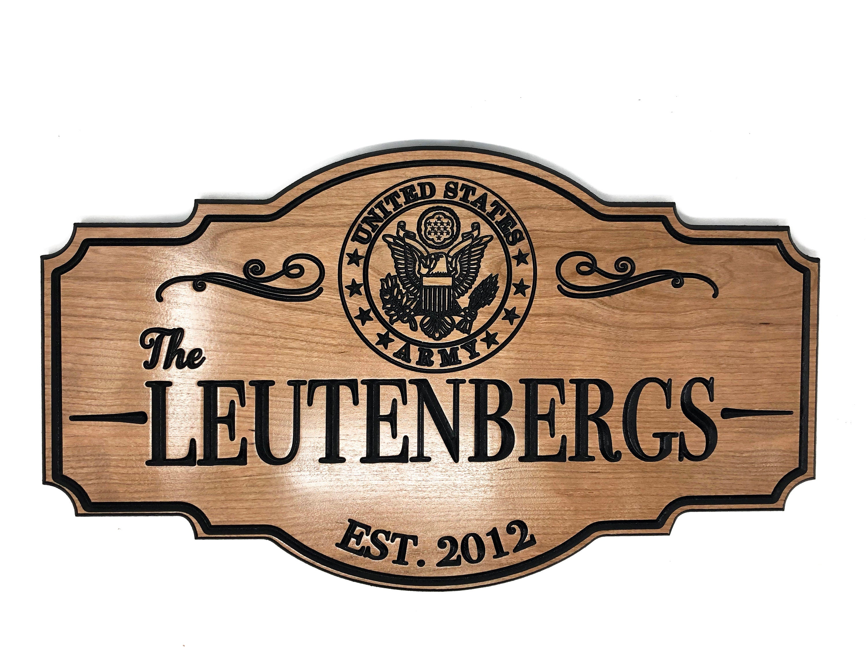 Family Name Sign | Last Name Sign | Personalized Family Sign | Custom Name Sign | Family Established Sign | Wedding Gift