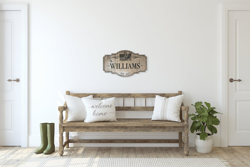 Family Name Sign | Last Name Sign | Personalized Family Sign | Custom Name Sign | Family Established Sign | Wedding Gift
