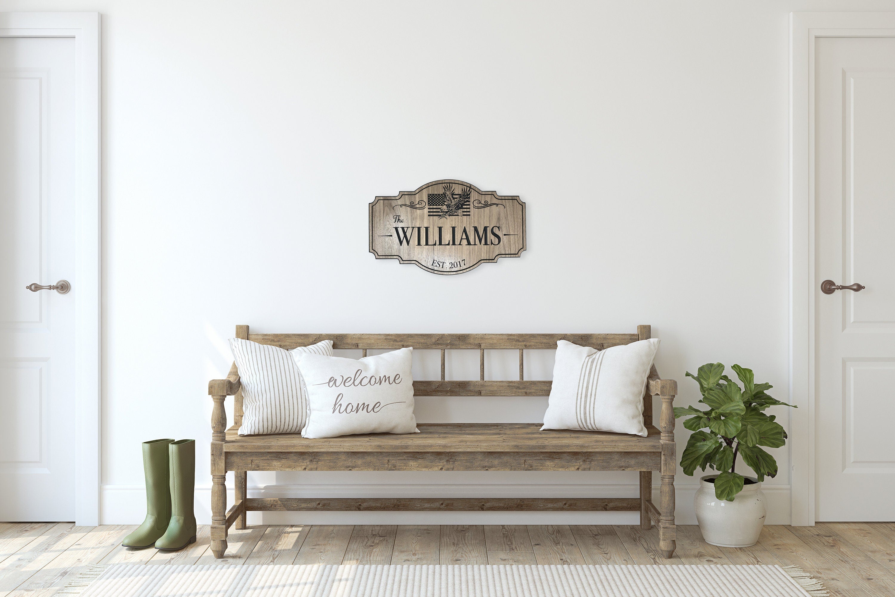 Family Name Sign | Last Name Sign | Personalized Family Sign | Custom Name Sign | Family Established Sign | Wedding Gift