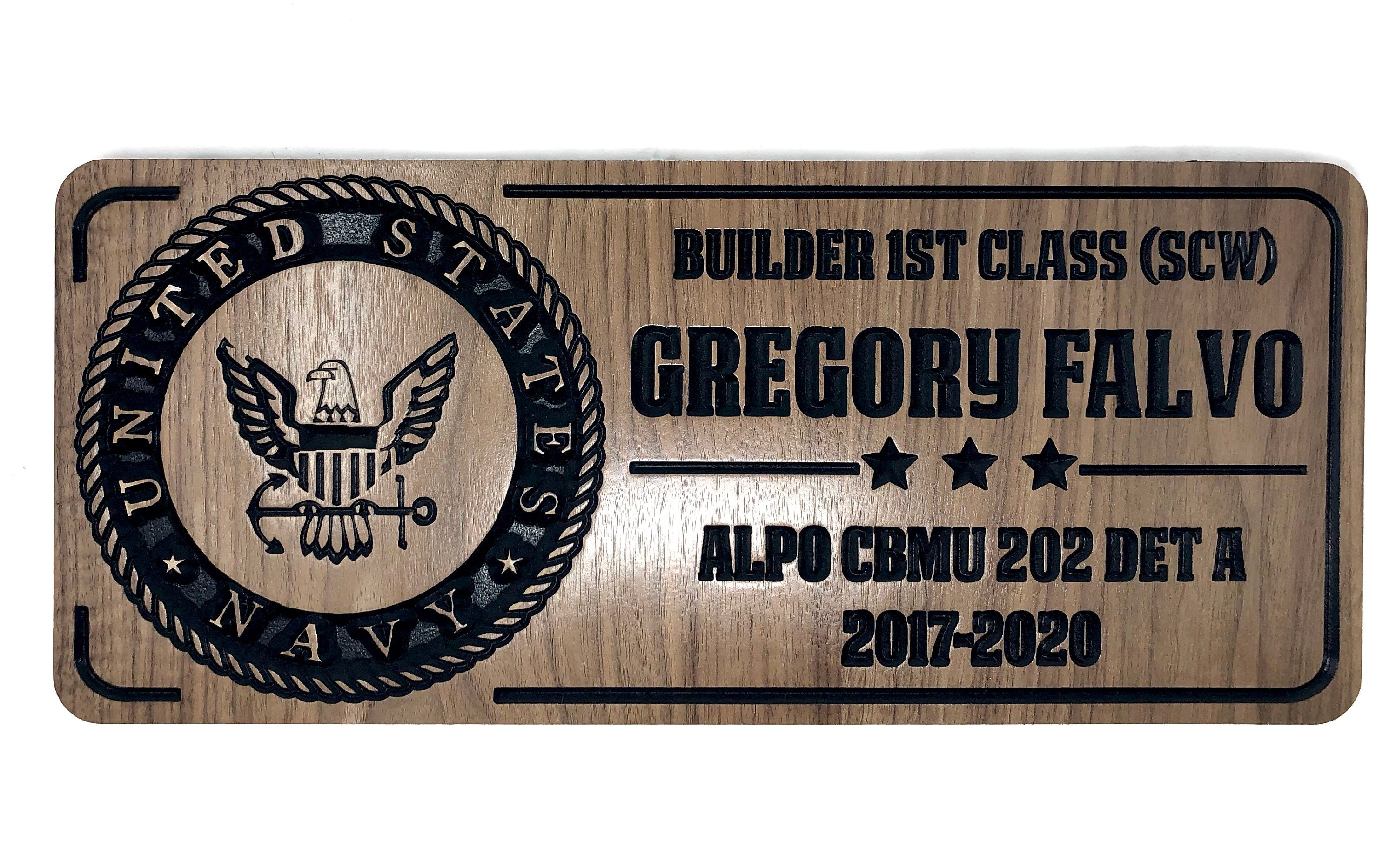 Custom Military Plaque | Military Signs | Army, Navy, Marines, Air force Signs | Personalized Wood Sign | Veterans Day Gift
