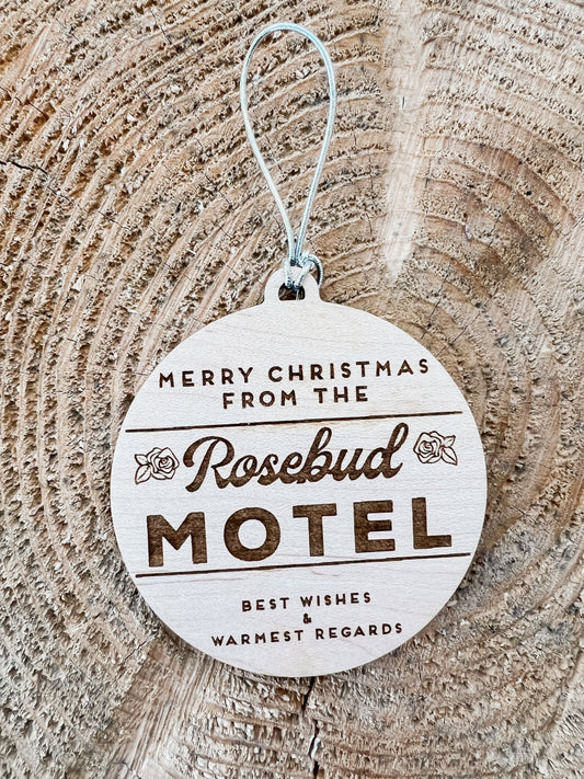 Rosebud Motel Christmas Ornament, Show, Funny TV, Funny Gift, David, Alexis