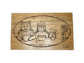 Large Three Bears Wall Art, Custom Fairy Tail Decor, Personalized Bear Sign, Boy's Room Ideas, Girl's Bears Sign