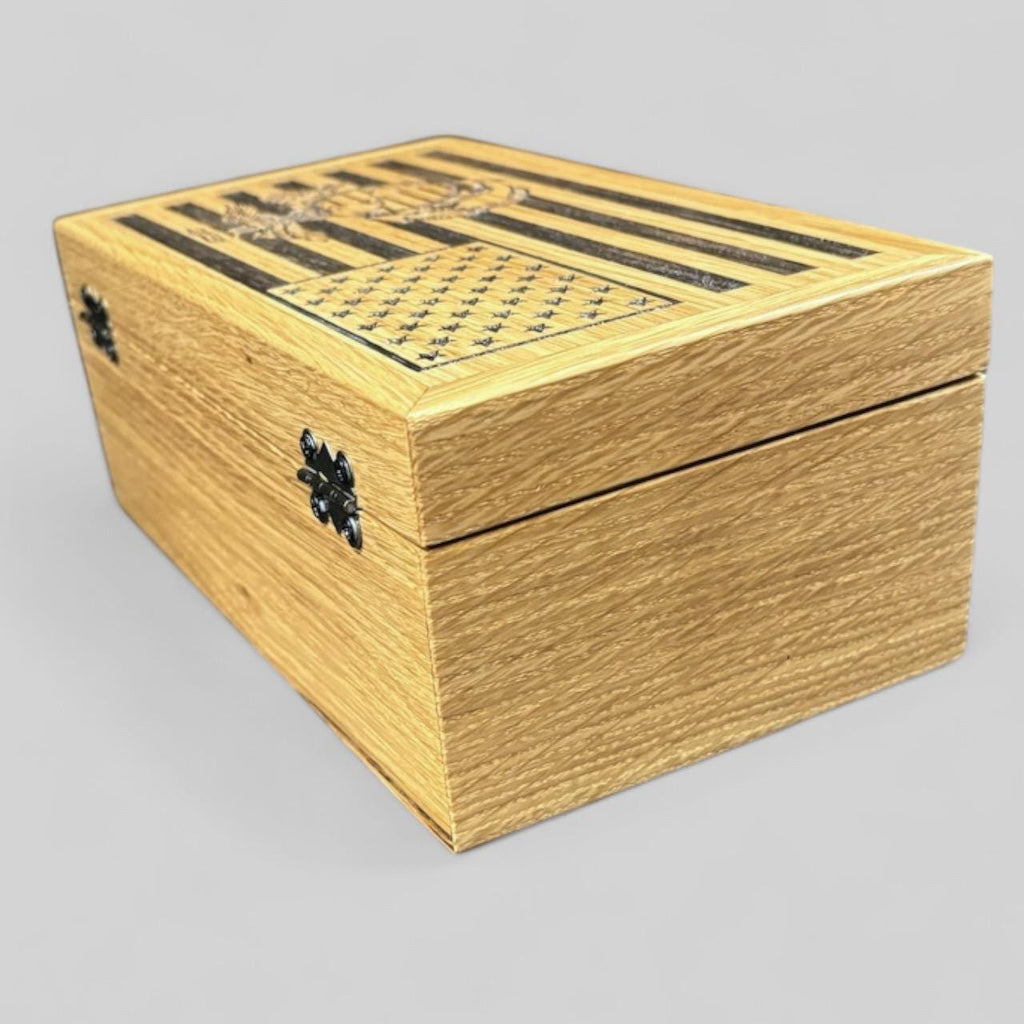 HINGED CUSTOM FLAG BOX