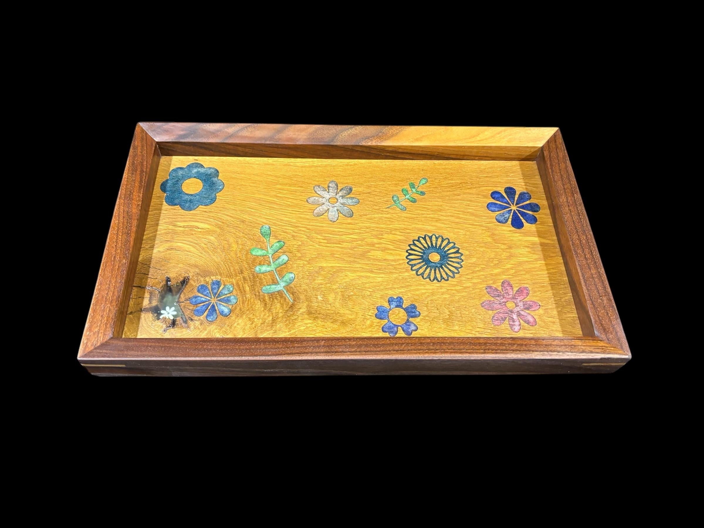 Skull and Crossbones Everyday Carry Tray || Catchall Dump Wood Tray ...