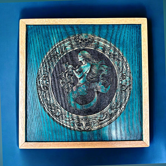 Gothic nautical mermaid box