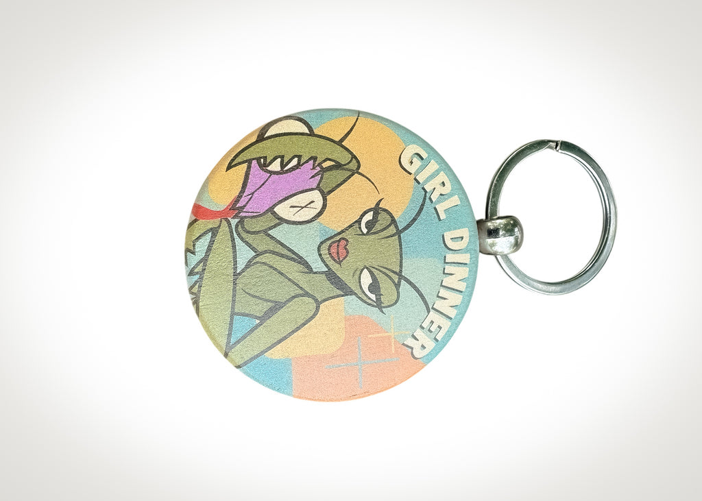 Girl Dinner Mantis Keychain