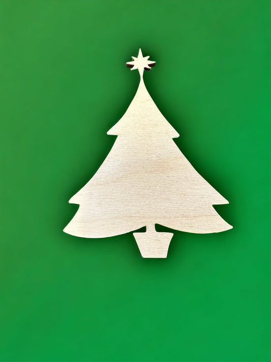 Mid Century Modern Christmas Tree, Mid Century Modern Cutout, MCM Shape, DIY Craft Supplies, Blank Shapes, Many Sizes